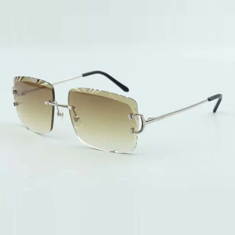 Metal claw sunglasses 3524020 with big C temples and 58mm cuts lens223S