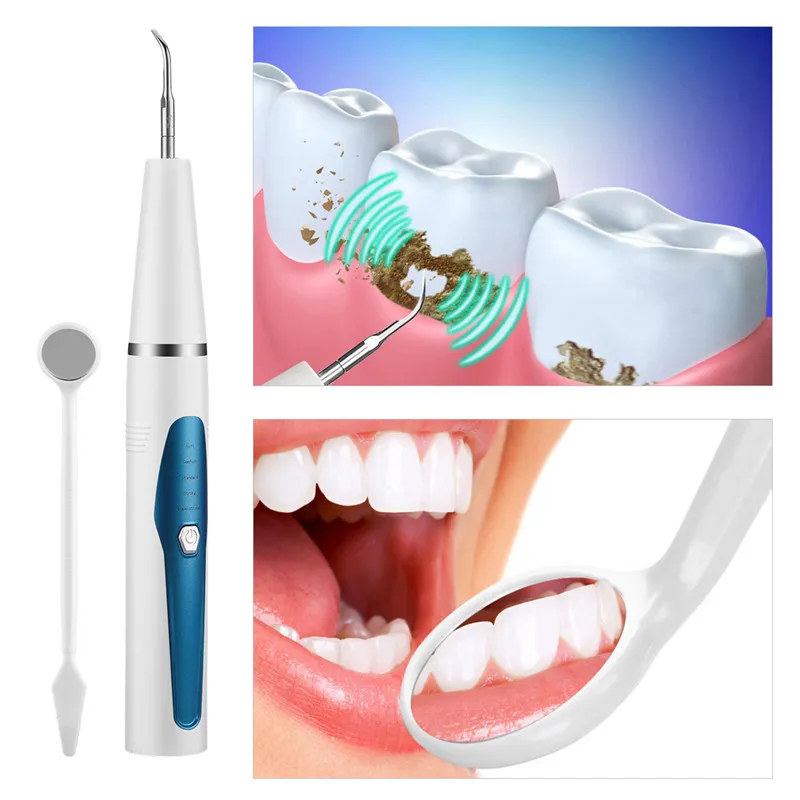 Détartreur dentaire Ultra sonique, Vibration à haute fréquence, nettoyage en profondeur des dents, soins buccaux soniques, dissolvant de tartre, nettoyeur de taches