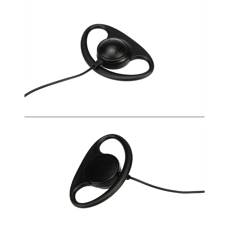 2 broches avancées D CLIP-EAR PTT Casque microphone pour véhicule à moteur 2 radios GP300 GP68 GP2000 GP88 GP3188 CP040 CP1