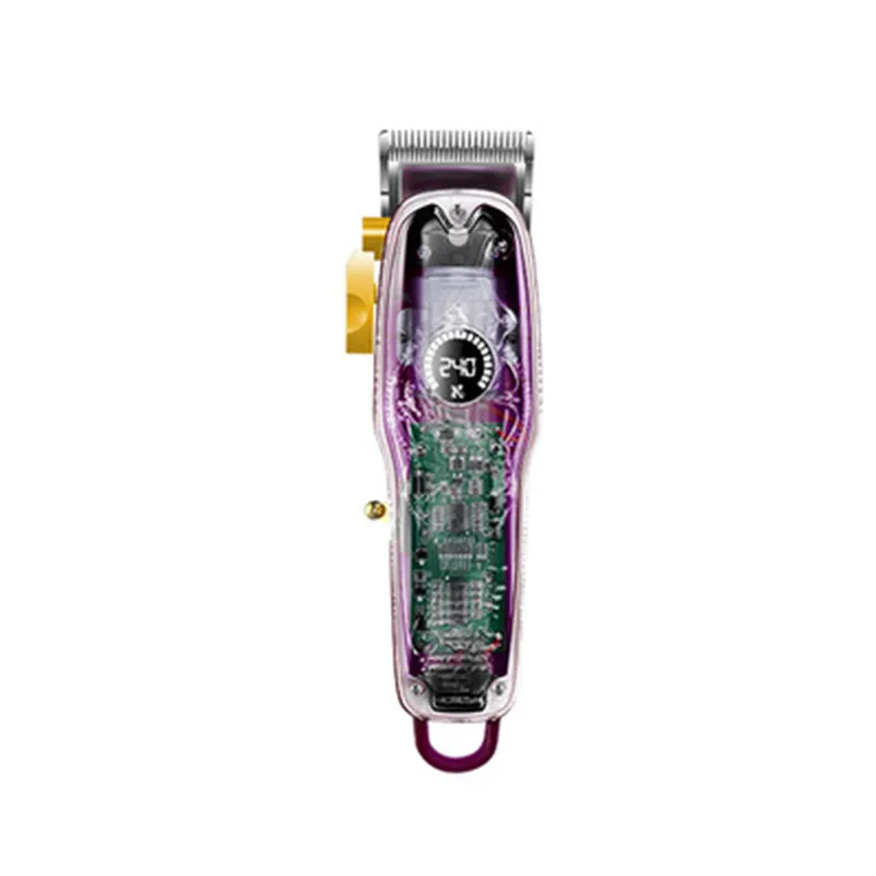 Kemei KM2709PG Профессиональная электрическая машинка для стрижки волос Перезаряжаемый ЖК-дисплей USB-зарядное устройство Триммер для мужчин Беспроводная машинка для стрижки Color1820311