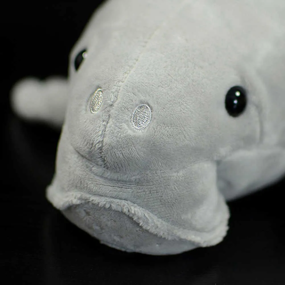 Nette Dugong Dugon Weiche Gefüllte Plüschtiere Manatee Puppe Simulation Kuschelige Lebensechte Dudongidae Ozean Tiere Modell Kinder Geschenk 36 cm Q0727