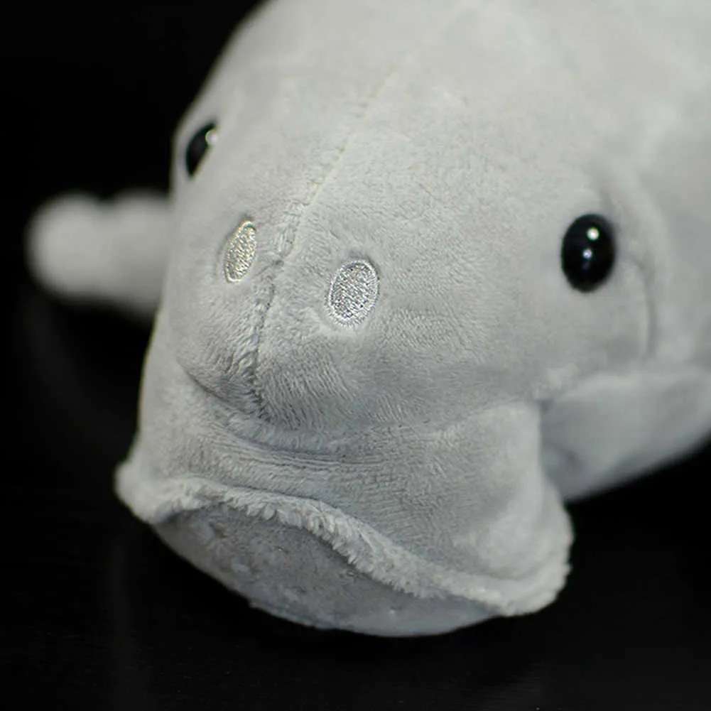 Simpatico dugongo dugon morbido peluche ripiene giocattoli lamantino bambola simulazione coccolone realistico dudongidae ocean animali modello regalo bambini 36 cm q0727