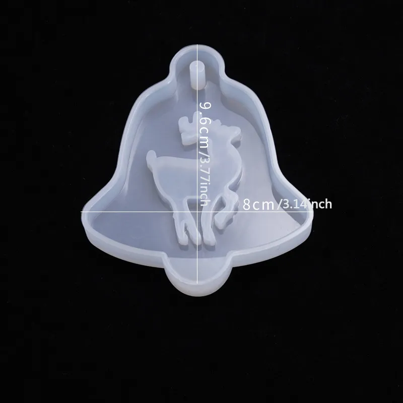 DIY Christmas Elk Silicone Moulds Xmas Tree 3D Silica Gel Mini Mould Home Decorater Ornaments Festival Gift Pendant Decor BH5332 WLY