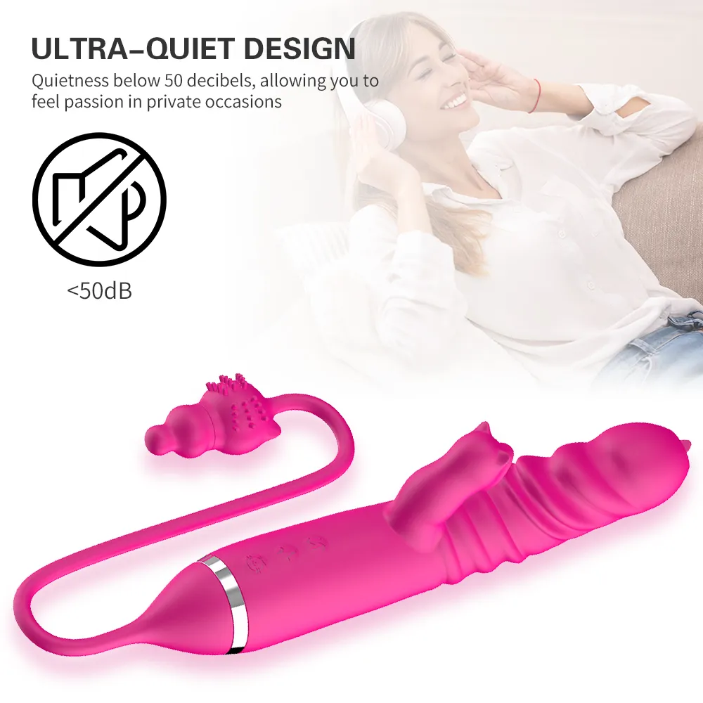 Massaggio Dildo a 7 frequenze Vibratore Vibratore morbido Strumento di masturbazione femminile Macchina del sesso Stimolatore vaginale del punto G Figa Giocattolo del sesso coppia