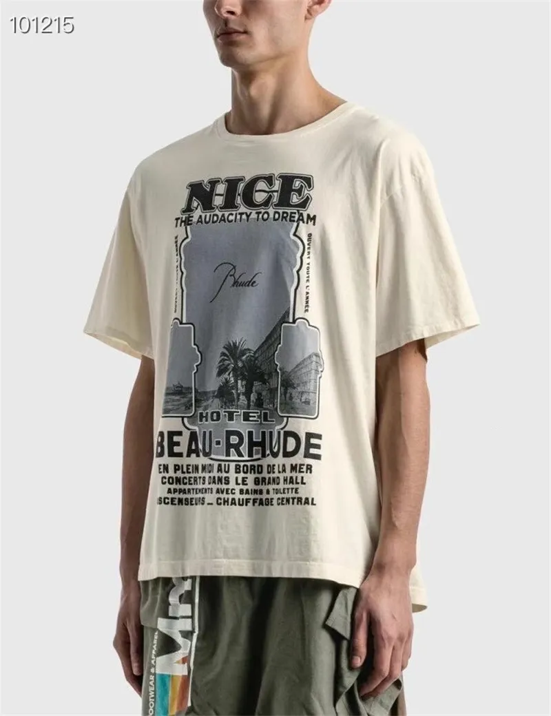 T-shirt a maniche corte con stampa casual Uomo Donna 1: 1 T-shirt oversize di alta qualità Vintage Top Graghic Nice Logo