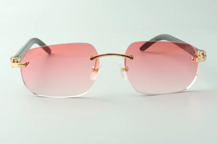 Direct s designer solglasögon 3524024 blandade buffelhorntempel glasögon 18-140 mm296n
