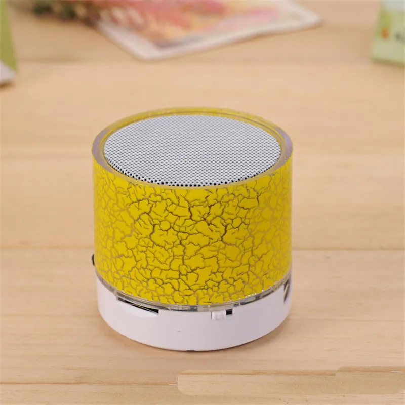 Haut-parleur Bluetooth A9 Mini haut-parleurs stéréo Portable Bluetooth Subwoofer Musique Lecteur USB Ordinateur portable Crack Fournitures de fête colorées3491316