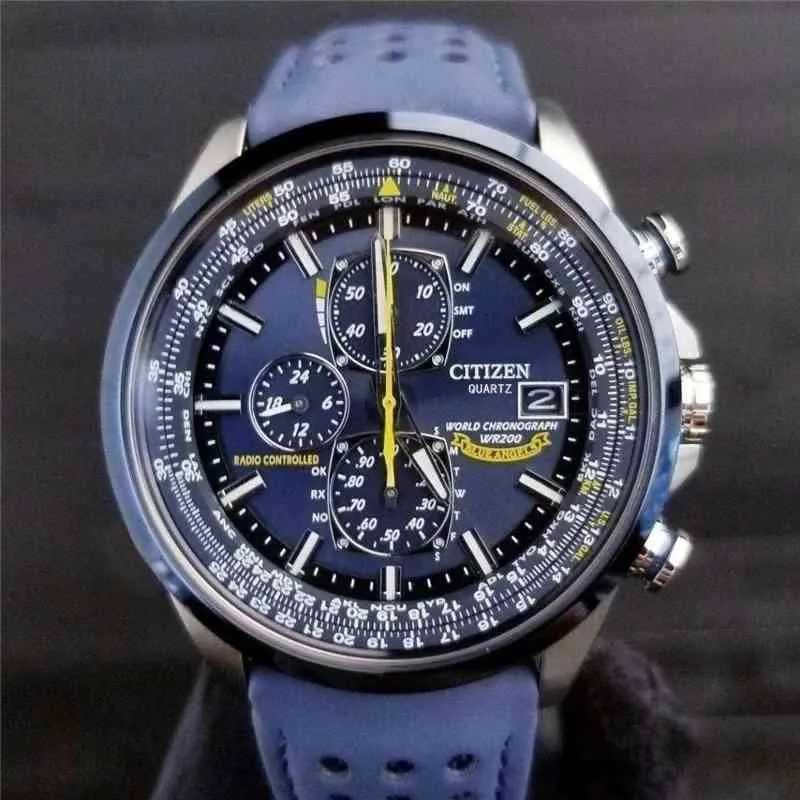 فاخرة Wateproof Quartz Watches الأعمال عرضة فرقة فولاذية عرضية للرجال الزرقاء الملائكة العالمية chronograph wristwatch222y