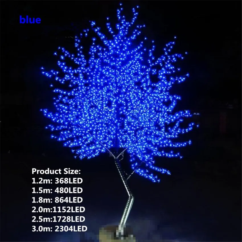NEW1 5M1 8M 2 0M 2 5M 3 0M White LED Tree Light Outdoor Indoor Wedding Garden Resort Light Decorati304e