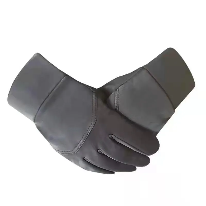 Ciepłe rękawiczki na ekranie dotykowym na zewnątrz dla mężczyzn dla mężczyzn Winter Windproof Waterproof Waterproof, bez poślizgu zagęszczony zimno