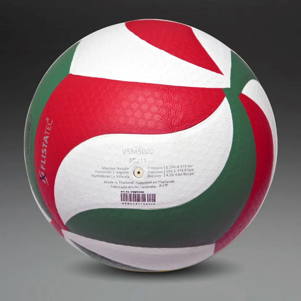 Palline da pallavolo professionali Palla da pallavolo Soft Touch VSM5000 Taglia 5 Qualità da pallavolo con borsa a rete Ago6437943
