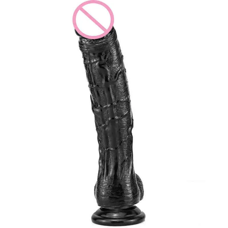 NXY Dildos Anal Leksaker Bigwig Kvinnors Super Stora Tjock Och Lång Simulerad Penis Stallion Climax Vuxen Roliga Toy Produkter 0225