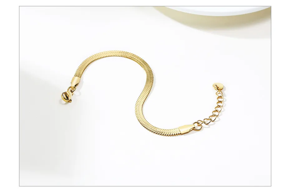 VNOX Chic Damski Łańcuch Wąż Bracelet Bracelets Minimalistyczna biżuteria ze stali nierdzewnej dla damskiej kobiety regulowanej