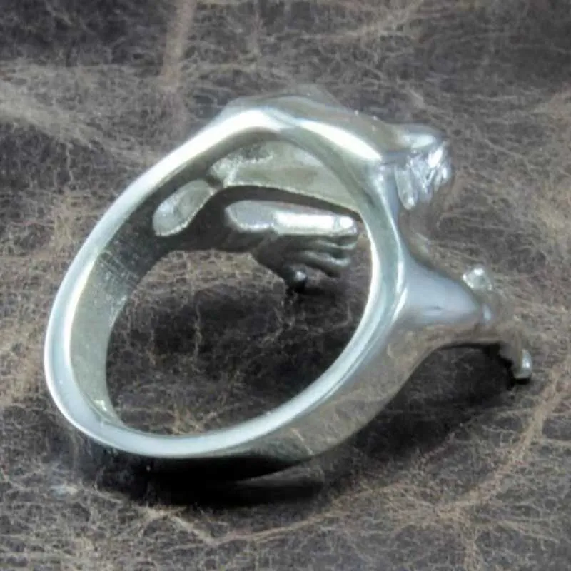 Anelli di animali da rana donne rana rospo anello di filo nuziale anello nuziale uomini grilfriend doni della festa p081880421059321068