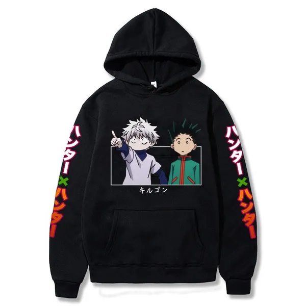 Hunter X Hunter Killua en Gon bedrukt heren/dames sweatshirt met lange mouwen en lange mouwen Y0319