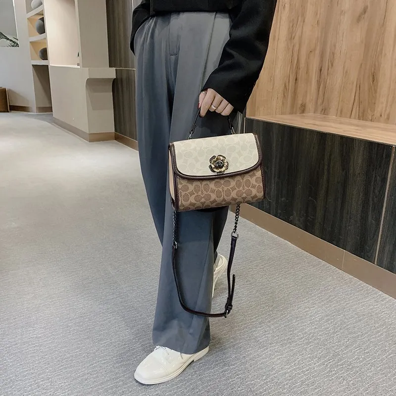 Mode Damen Designer-Handtaschen Druck Leder Umhängetaschen Vantage Elegante Clutch Bag Y055C9002