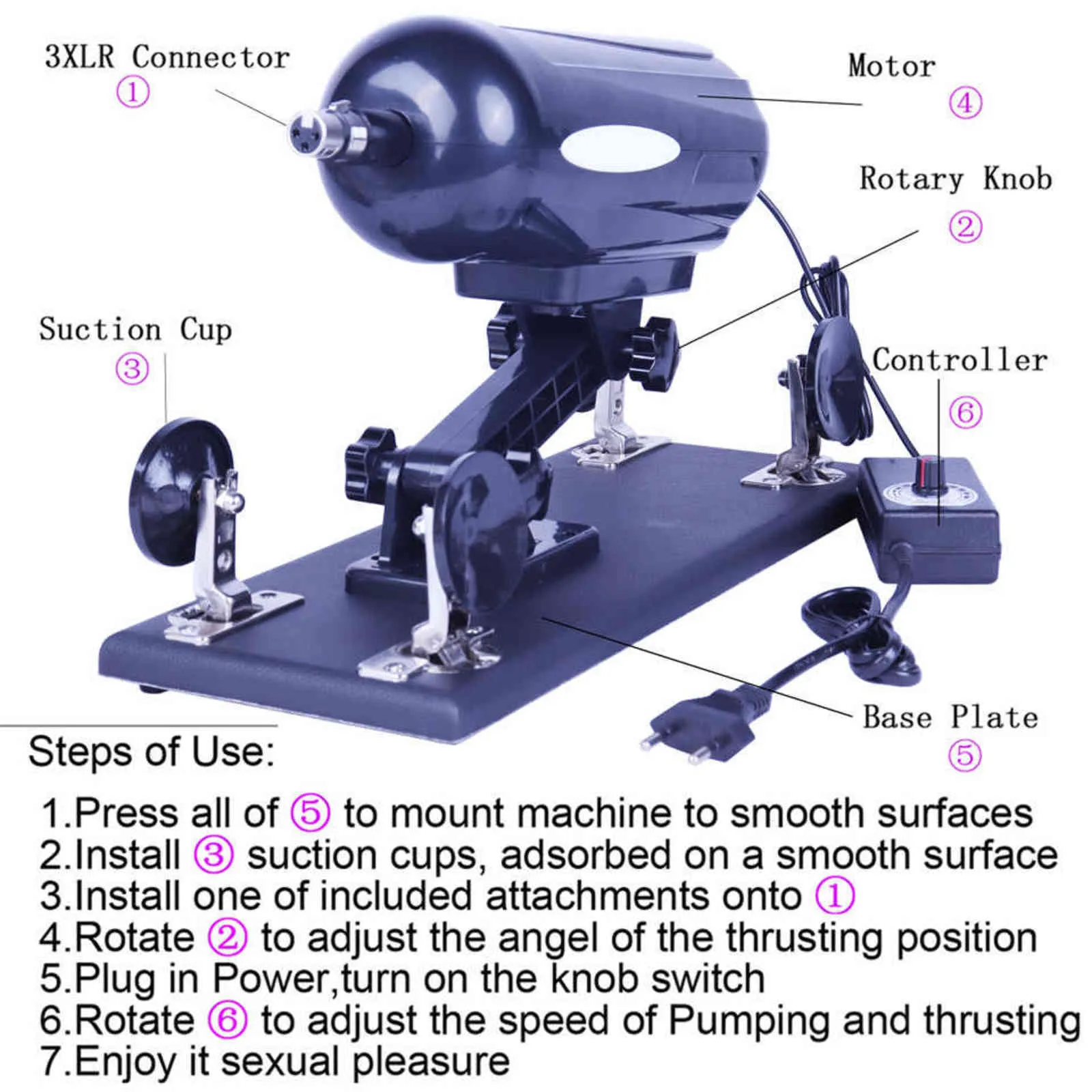 NXY Vibrators FREDORCH Uppdaterad version Sex Machine Gun Big Dildo Automatic Thrusting Machines for women love machine with 8 Accessories 1118