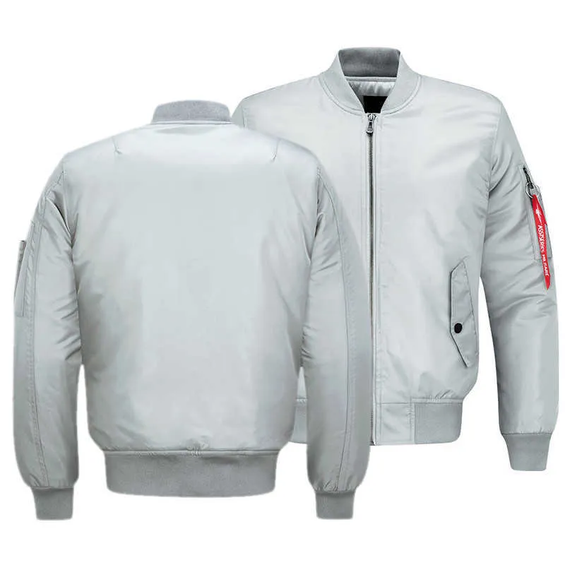 2021春と秋のメンズジャケット高品質のファッションブランドの大きいサイズのフライトジャケット男性コート男s-6xl x0710