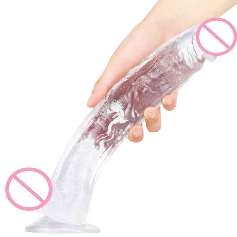 NXY Dildos Anal Leksaker Bigwig Kvinnors Super Stora Tjock Och Lång Simulerad Penis Stallion Climax Vuxen Roliga Toy Produkter 0225