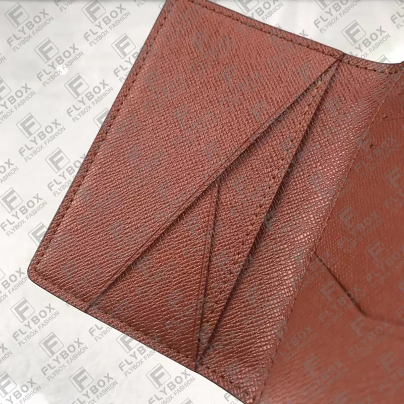 Unisex Designer Luxury Fashion Casual Credit Card Holder Pocket Wallet Coin Purse Key Pouch Högkvalitativ topp 5A N63145 M61696 N631260E