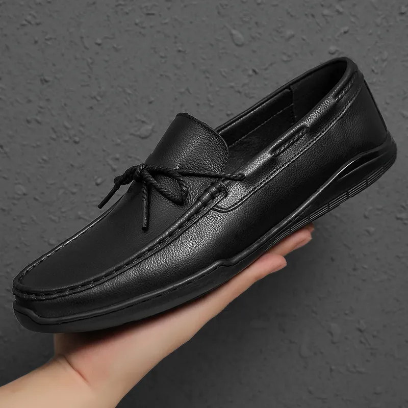 Mocassini stile britannico di alta qualità da uomo casual scarpe slip on di lusso scarpe da uomo in vera pelle scarpe da guida formali da ufficio