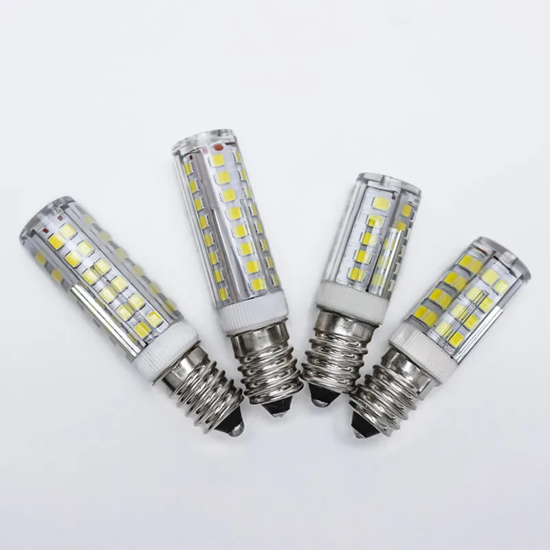 로트 E14 LED 램프 3W 4W 5W 7W 240V LEDS 옥수수 전구 33 51 75 SMD2835 360 빔 고품질 세라믹 미니 샹들리에 조명 275L