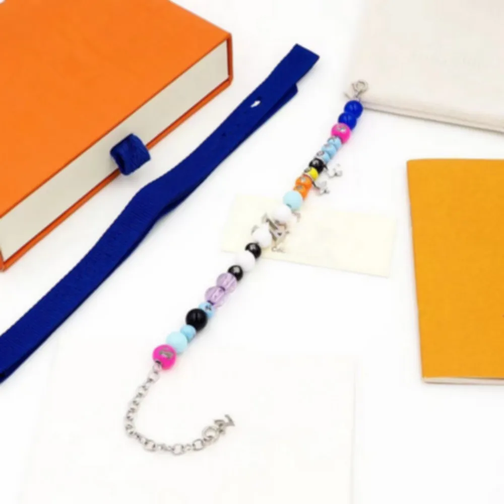 Nieuwste lancering Franse Meesters Ontworpen Luxe Armband ketting Sieraden Opaal kristalhars Parel heren LINKS PATCHES Gekleurd228x