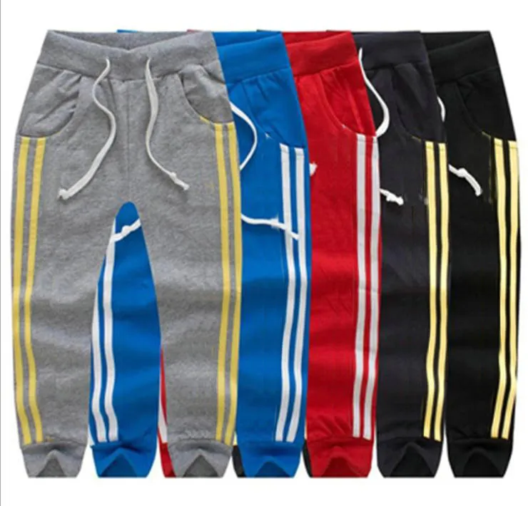 Pantalons de printemps et d'automne pour enfants, pantalons de Sport longs en coton pour garçons et filles, pantalons de survêtement pour enfants de 2 à 6 ans