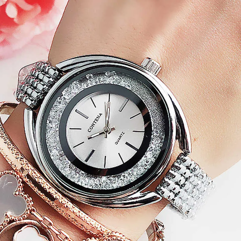 Designer classici orologi famosi Donne Top Brand Luxury Top quart Ladies polso RELJ Mujer Relogio Feminino 2107077014697
