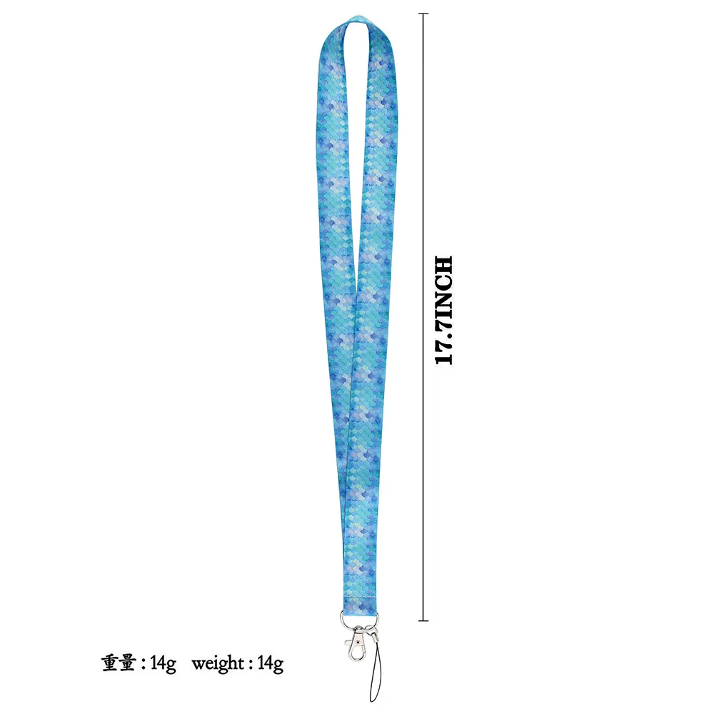 10st / J2555 Multicolor Keychain Cartoon Lanyard Fashion Strap Neck Lanyards för ID-kort Telefonnycklar för fans