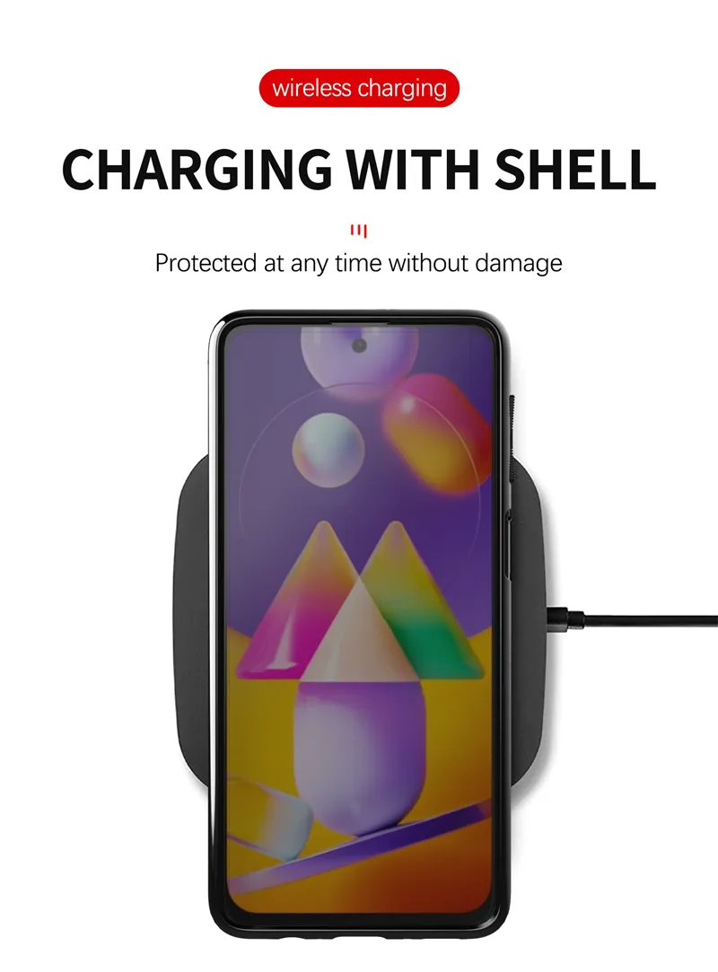 Przypadki do Samsung Galaxy M51 Case Guma Silikonowa Ochronna Armor Shell Miękka obudowa Samsung M31 A71 A51 A31 A21 Uwaga 20 S20 Ultra