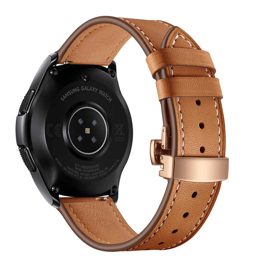 20mm Replaceable Band for Garmin Vivoactive 3/vivomove Hr Bracelet Leather Strap for Samsung Galaxy Watch 3 41mm/42mm/active 2 1 H0915