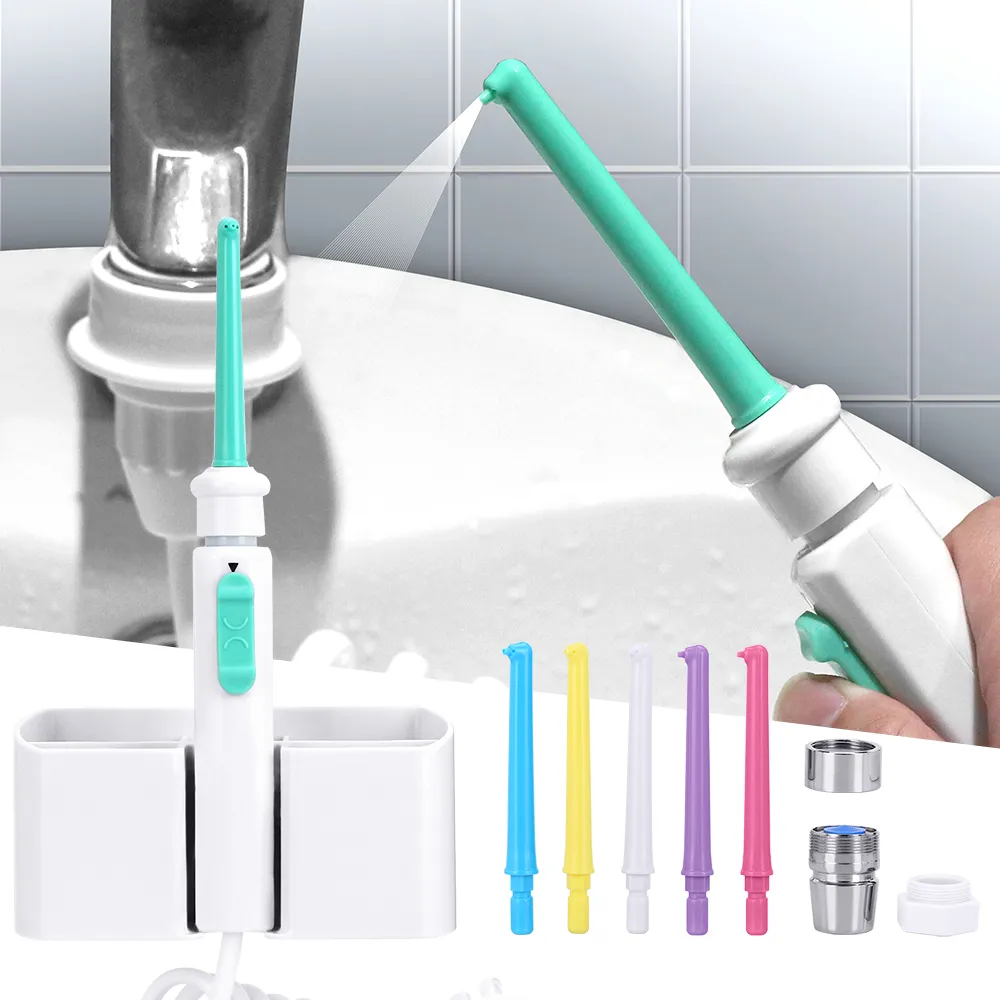 Pas d'électricité Water Dental Flosser Faucet oral Jet Jet Irrigator Pick Irrigation Dent Detraits Nettoying Machine 7283030