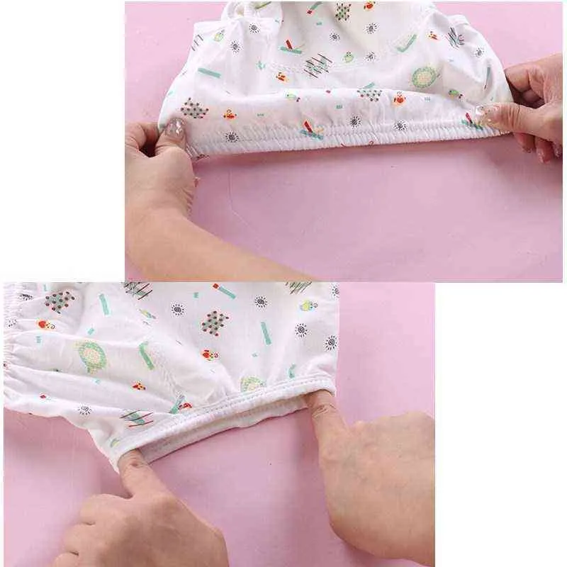 5 stk / partij Babyluiers Herbruikbare Trainingsbroek Wasbare Doek Luiers Luperije Ondergoed 211028