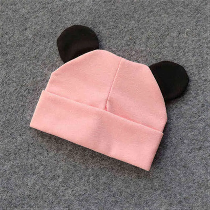 25 couleurs bébé chapeau avec oreilles coton chaud nouveau-né accessoires bébé garçon automne hiver chapeau pour enfants infantile enfant en bas âge bonnet fille Y21111