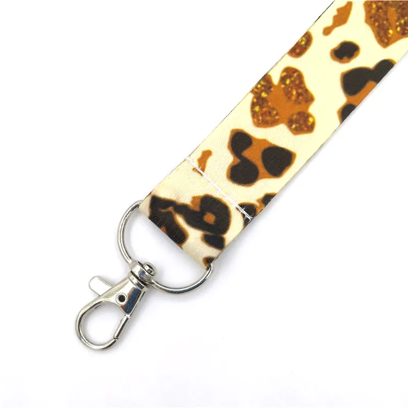 Leopard Imprimir Vintage 90 Mulheres Crianças Rolha De Mão Lanyard Chaveiro Telefone Chaveiro Titular Chaveiro Chaveiro Cosplay