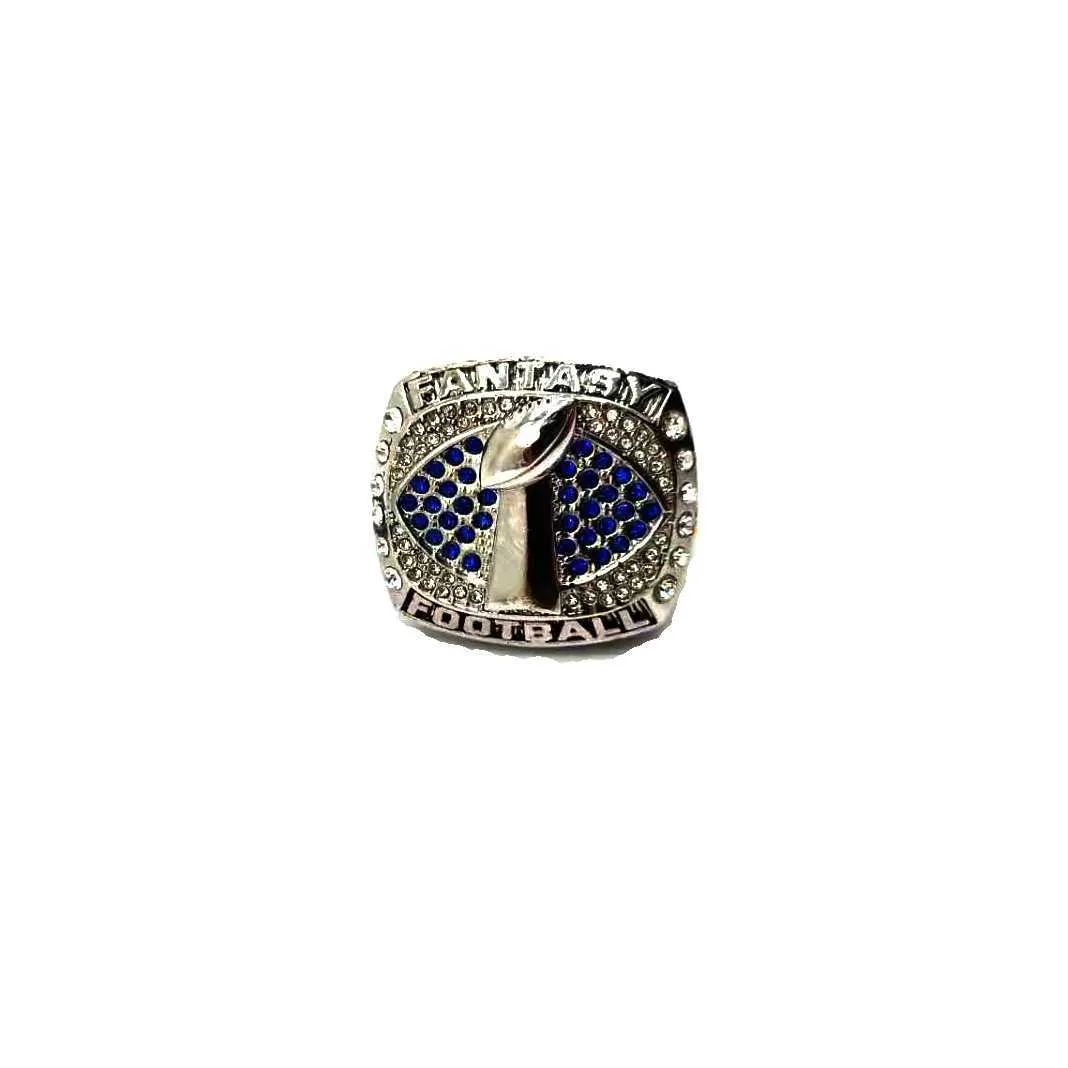 Fantasy Football World Championship Pierścień Pierścień Nierdzewnych Pierścień Nierdzewnych Modna Dostosowanie biżuterii 210924297V