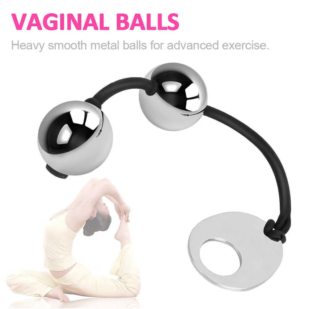 Ben Wa Balls Analkugeln Erwachsene Produkte Erotische gewichtete Vaginalkugeln Chinesische Geisha Kegel Exerciser Sexspielzeug für Frau Metall P0816