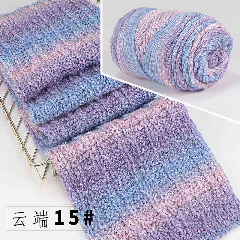 100g Mezclas de lana Tricot Hilos de tejer Hilos de ganchillo Hilos Para Tejer A Ganchillo Crochet Y211129