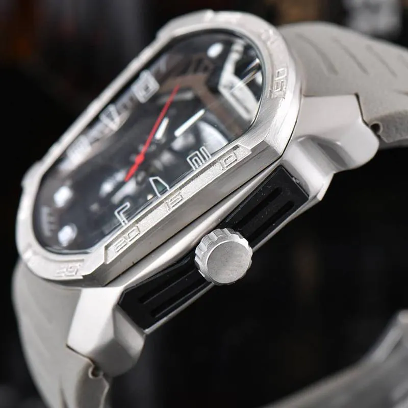 Wielofunkcyjny zegarek na czas, sześciopinowy pusty zegarki męskie Watche Unikalne kreatywne kalendarz silikonowy pasek luksusowy mężczyzna na rękę