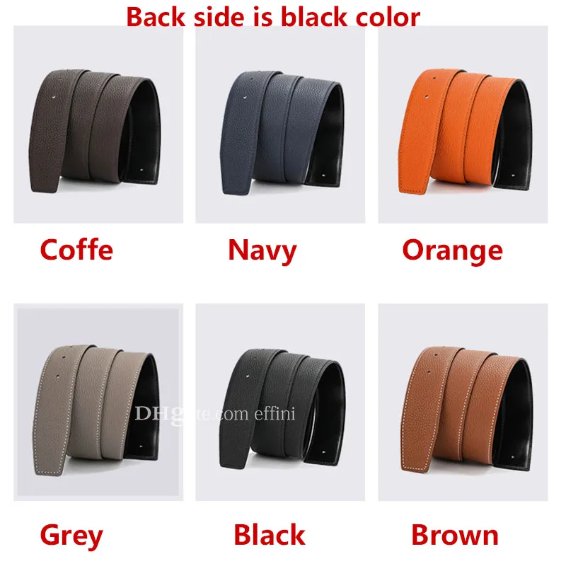 Original Leather Designers Belts for Mens Women Fashion Handmade Togo Pure Cowhide Jeans Men Luxury Designer Belt Stainless Steel 2126