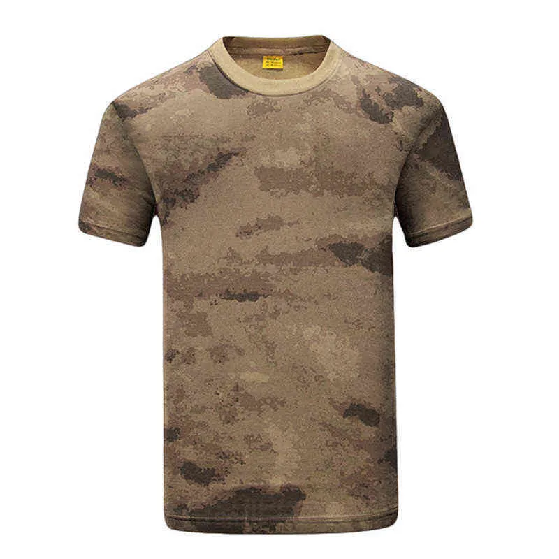 T-shirt en coton d'été MEGE, t-shirts de camp de camouflage sec militaire pour hommes, t-shirt de combat d'entraînement de l'armée tactique respirant camouflage G1222