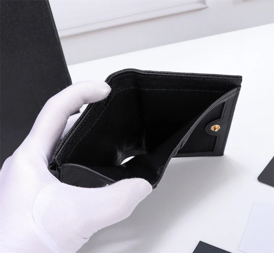 Kleine kaarthouder pakket opslagportefeuille portefeuilles zakelijke clip munt klassieke stijl gemakkelijk te plaatsen in zak 1061 10-8-2170y