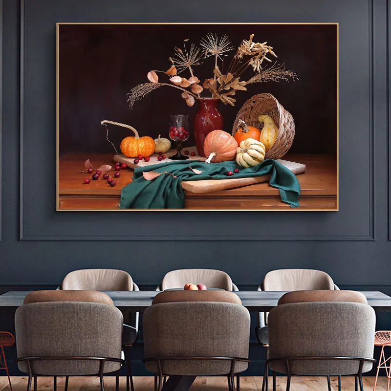 Duży rozmiar olejny Obraz druku owocowy plakat ścienny sztuka płótno malowanie abstrakcyjne zdjęcie kuchnia do salonu wystrój kuchni