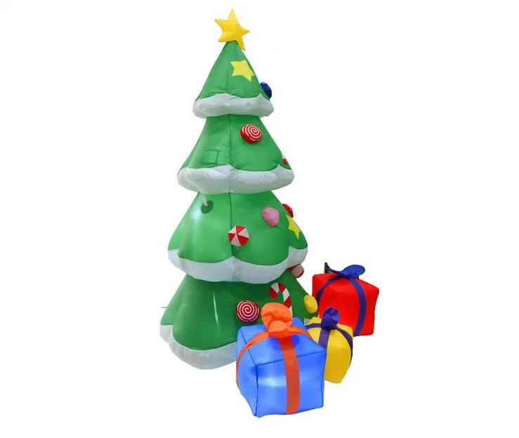 2 1M عيد الميلاد شجرة الحديقة في الهواء الطلق الديكور RGB الإضاءة أشجار عيد الميلاد قابلة للتطهير المطالب النموذجية مهرجان مهرجان الدعائم الحلوى cane210p