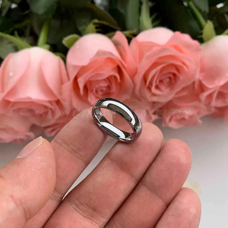 2 4 6 8 mm wolfraam carbide ringen vrouwelijke mannen bruiloft verlovingsbands gepolijst glanzende gravure Comt fit geschenken voor hem Her215s