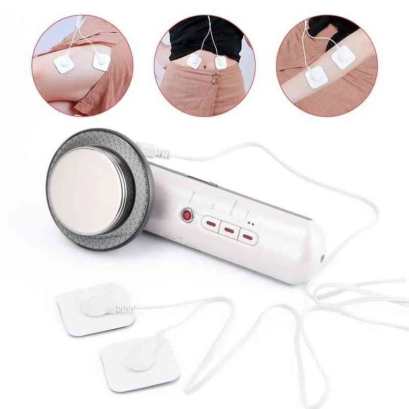 Corps d'EMS de cavitation d'ultrason amincissant le levage de perte de poids ultrasonique infrarouge galvanique de machine de graisse de Lipo de masseur 220114