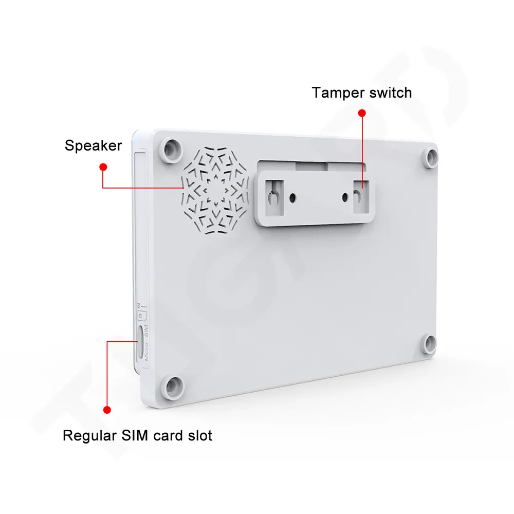 Neuestes weißes G20 WIFI GSM Home Security System Tuya Smart Einbruchalarm-Kit mit 433 MHz drahtlosem Detektor und Türsensor