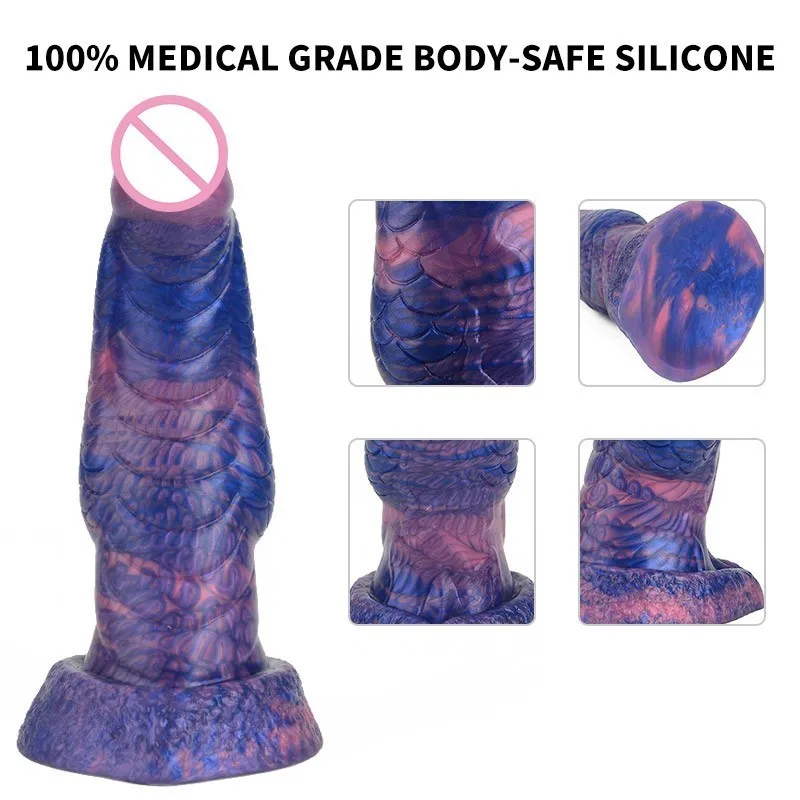 Realistisk dildo -silikon -tentakel med stark sugskopp flexibel penis för GSPOT eller Anal Play Sex Toys Women Par 2203092645967