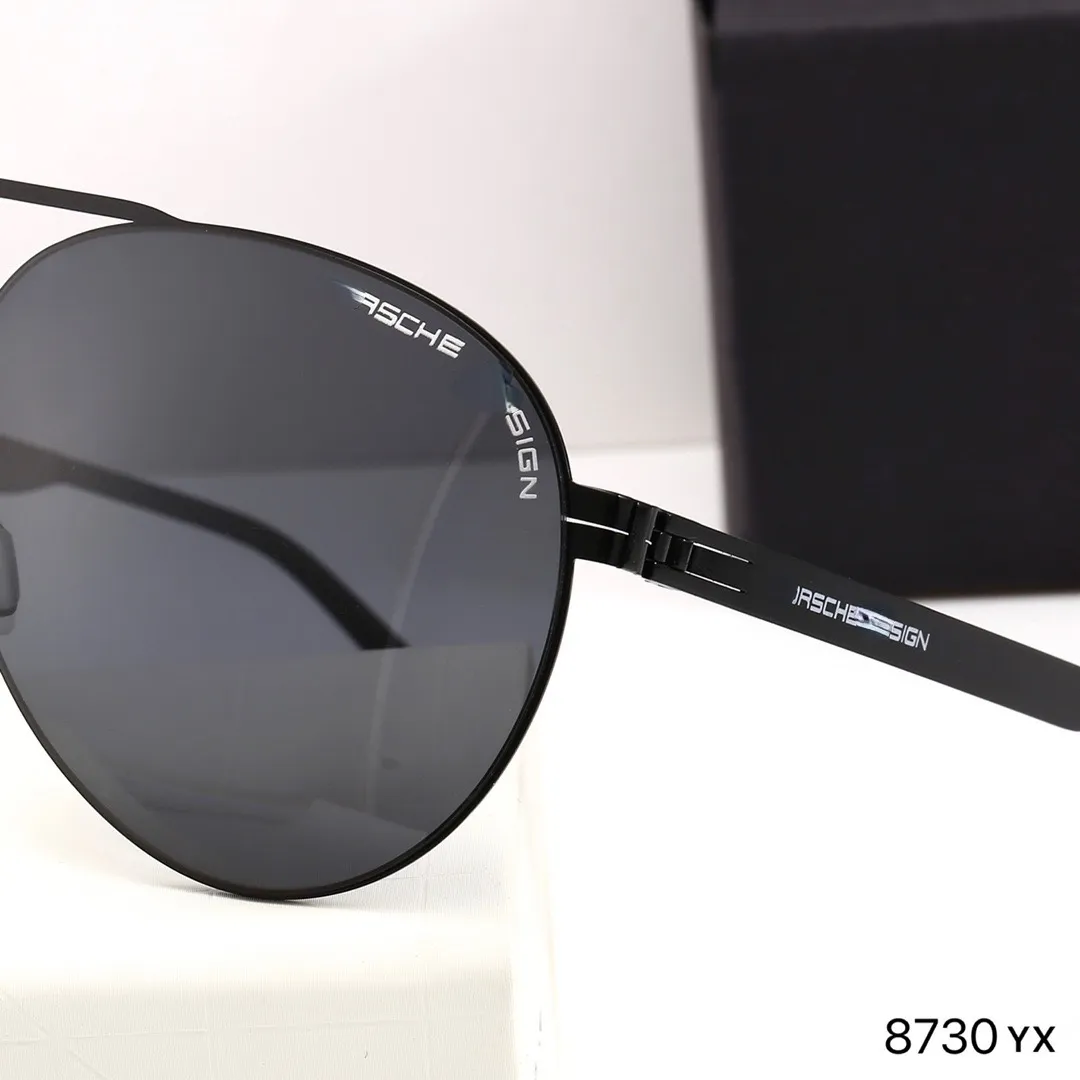 Outdoor-Sonnenbrille, modisches Design, Sportbrille, Polarisator, Herren-Metallbrille